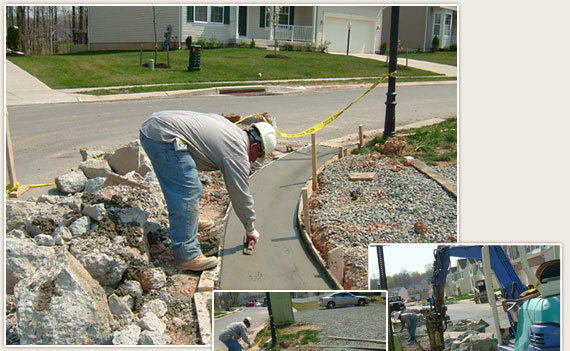 Curb and Gutter work