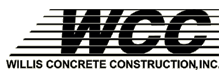 Willis Concrete Construction, Inc. - logo
